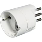 BTICINO BTIS3623DBOX ESP - ADATTAT. SPINA 10A/PRESA P30 BCO