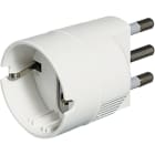 BTICINO - BTIS3624DBOX ESP - ADATTAT. SPINA 16A/PRESA P30 BCO