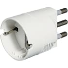 BTICINO BTIS3624DBOX ESP - ADATTAT. SPINA 16A/PRESA P30 BCO