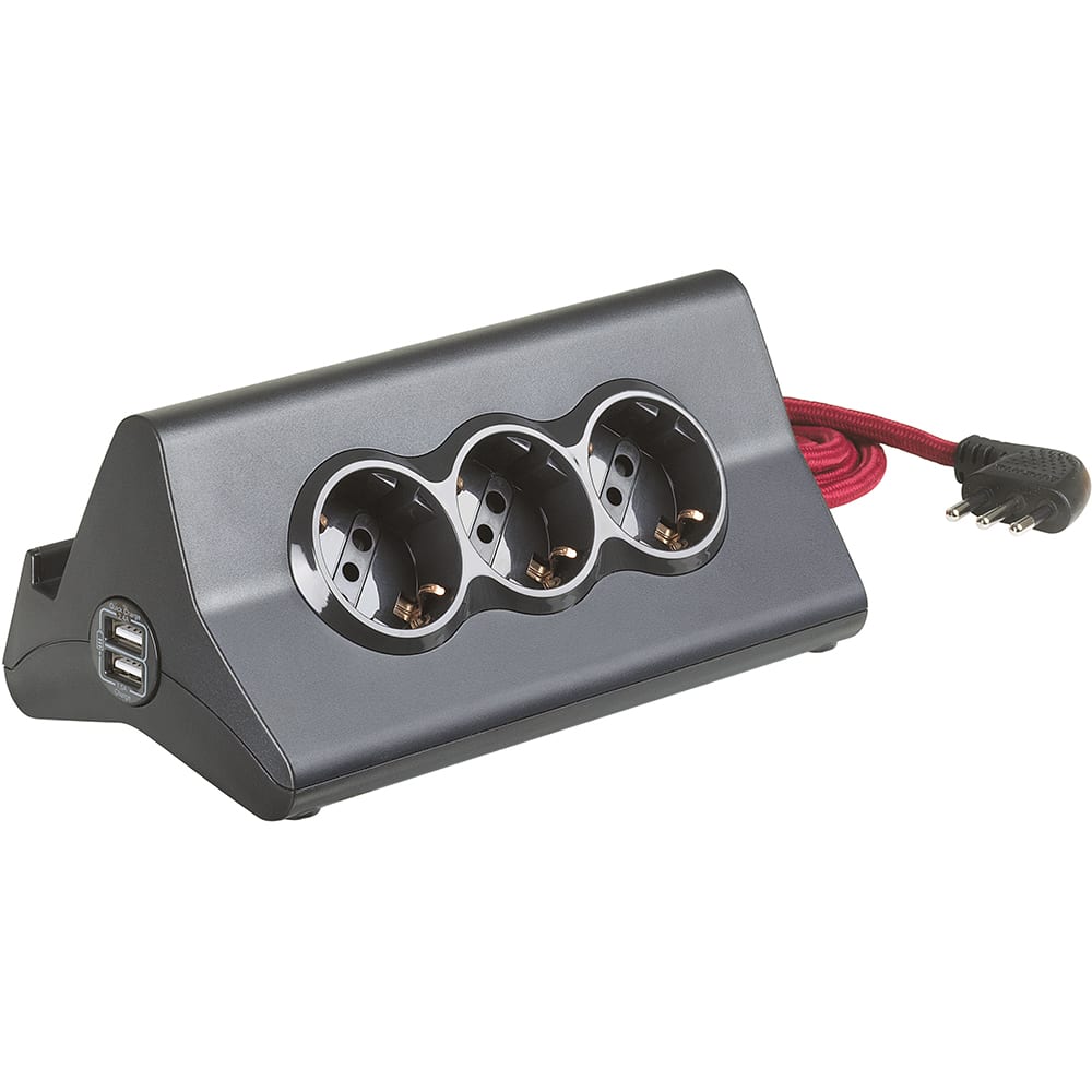 BTICINO BTIS3713GBU MULTIP SCRIV.2M SP10A 3PR P30+2 USB+INT