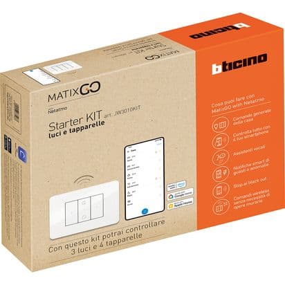 BTICINO BTIJW3010KIT MATIXGO - STARTERKIT LUCI TAPPARELLE BIA