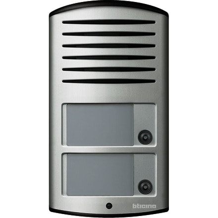 BTICINO BTI342921 AUDIO 2 FILI ALLUMINIO 2 PULSANTI