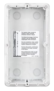 BTICINO BTI350020 2-moduliger Unterputzkasten zum Einbau d