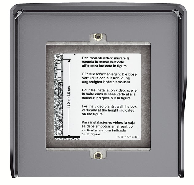 BTICINO BTI350613 1-moduliger Aufputzkasten, 1-reihig, Far
