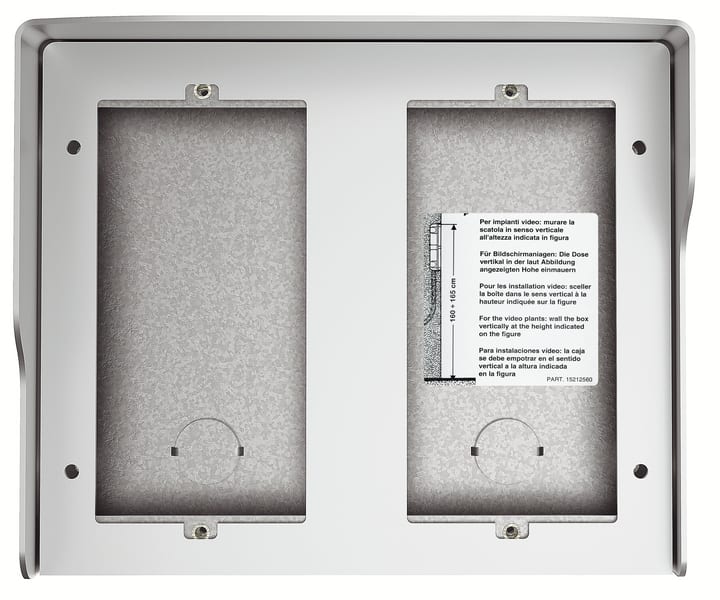 BTICINO BTI350641 SCATOLA SUPERFICIALE 4 MODULI ALLMETAL