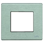 BTICINO - BTI500/2A/AL MAGIC - PLACCA 2P SCATOLA TONDA ALLUMIN