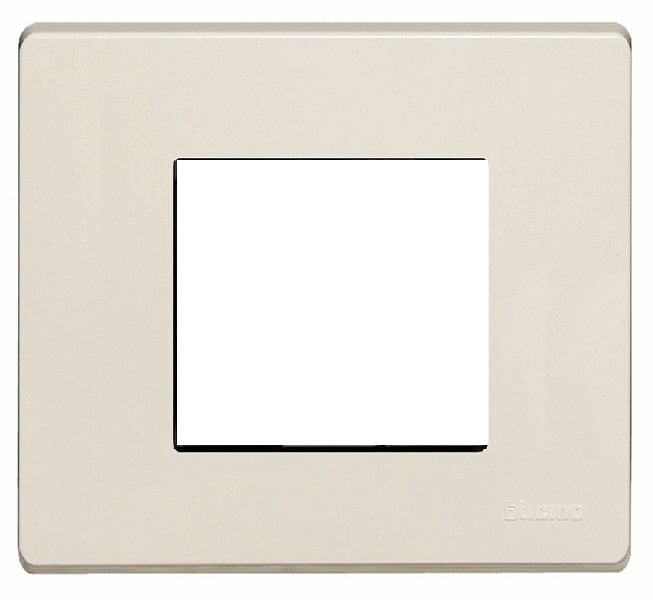 BTICINO BTI500/2A/R MAGIC - PLACCA 2P SCATOLA TONDA RESINA