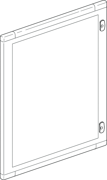 BTICINO BTI92860V MAS MDX - PORTA VETRO 850X1200