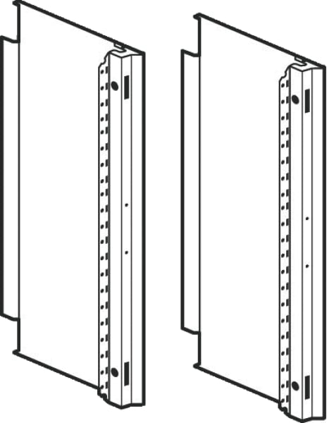BTICINO BTI93050FPZ MAS LDX 800 - FIANCO PARZIALE H=1000