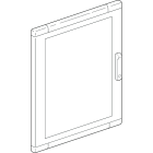 BTICINO BTI93640V MAS LDX - PORTA VETRO 600X800