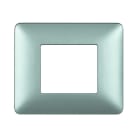 BTICINO - BTIAM4802MSL MATIX - PLACCA 2P SILVER