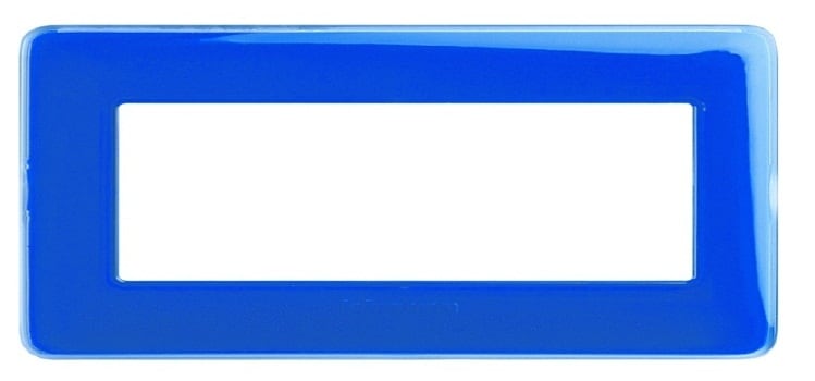 BTICINO BTIAM4806CBU MATIX - PLACCA 6P COLORS COBALTO