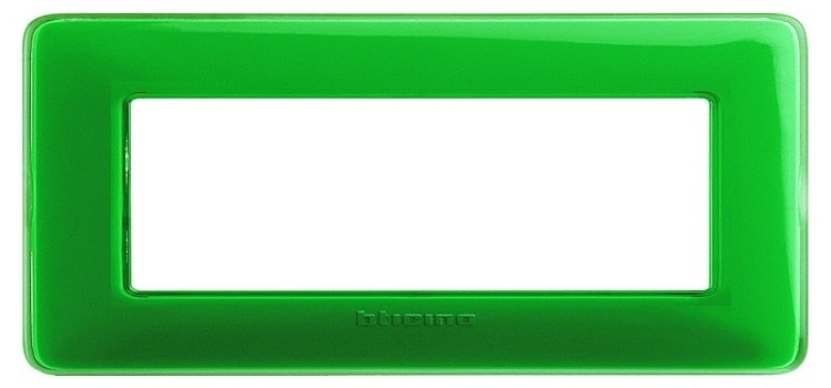 BTICINO BTIAM4806CVS MATIX - PLACCA 6P COLORS SMERALDO