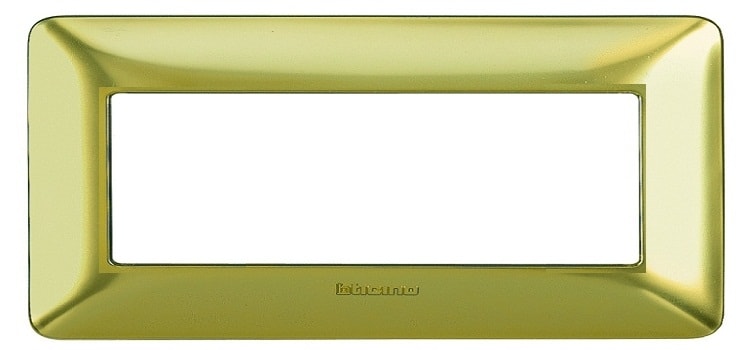 BTICINO BTIAM4806GOS MATIX - PLACCA 6P ORO SATINATO