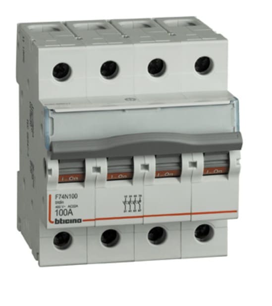 BTICINO BTIF74N100 BTDIN - SEZIONATORE 4P 100A