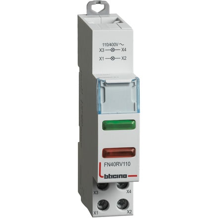 BTICINO BTIFN40RV110 BTDIN - DOPPIA LED ROSSA+ VERDE 110/400V