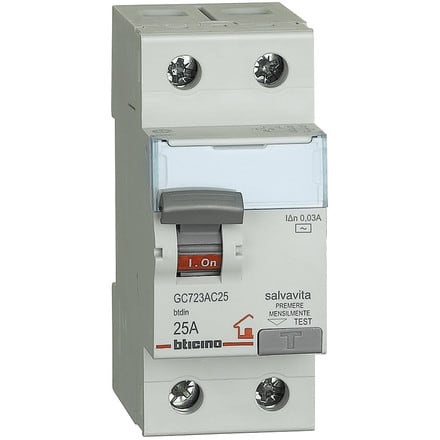 BTICINO BTIGC723AC40 BTDIN-RS - DIFFER PURO AC 2P 40A 30MA