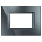 BTICINO BTIHA4803HS AXOLUTE - PLACCA 3P ANTRACITE