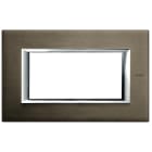 BTICINO - BTIHA4804BR AXOLUTE - PLACCA 4P BRONZO