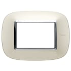 BTICINO - BTIHB4803SAN Abdeckrahmen AXOLUTE: 3 Module, Farbe: S