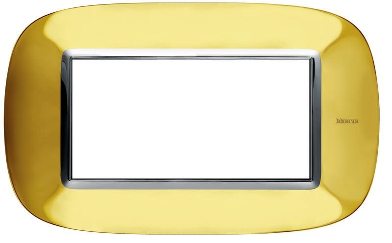 BTICINO - BTIHB4804OR Abdeckrahmen AXOLUTE: 4 Module, Farbe: G