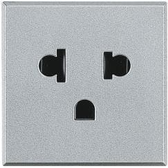 BTICINO BTIHC4126 AXOLUTE - PRESA EURO-US 2P+T 16A C/P 2 M
