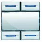 BTICINO - BTIHC4680 Szenarientaster aluminium