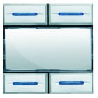 BTICINO BTIHC4680 Szenarientaster aluminium