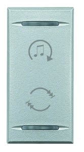 BTICINO - BTIHC4911BF AXOLUTE - COPRITASTO DIFF SONORA CHIARO