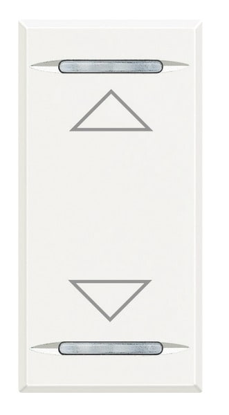 BTICINO BTIHD4911AH AXOLUTE - COPRITASTO SU GIU BIANCO