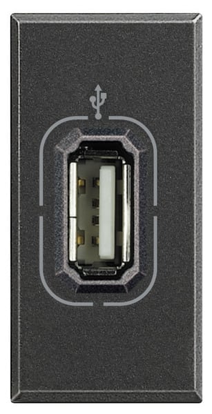 BTICINO BTIHS4285 Anschlussdose USB anthrazit