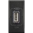 BTICINO BTIHS4285C1 AXOLUTE - CARICATORE USB ANTRACITE