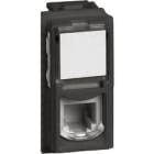 BTICINO - BTIKG4258RJ11 L.NOW - CONNETTORE RJ11 (4/6) K10 NERO