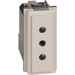 BTICINO BTIKM4113 L.NOW - PRESA 2P+T 10A 250VAC SABBIA