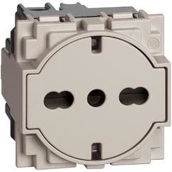 BTICINO BTIKM4140A16F L.NOW - PRESA FLAT 16A STD GER-ITA SABBI
