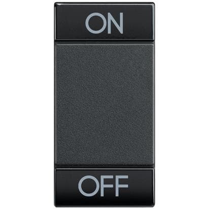 BTICINO BTIL4911AGN Wippe 'On-Off' 1-Modulig Anthrazit