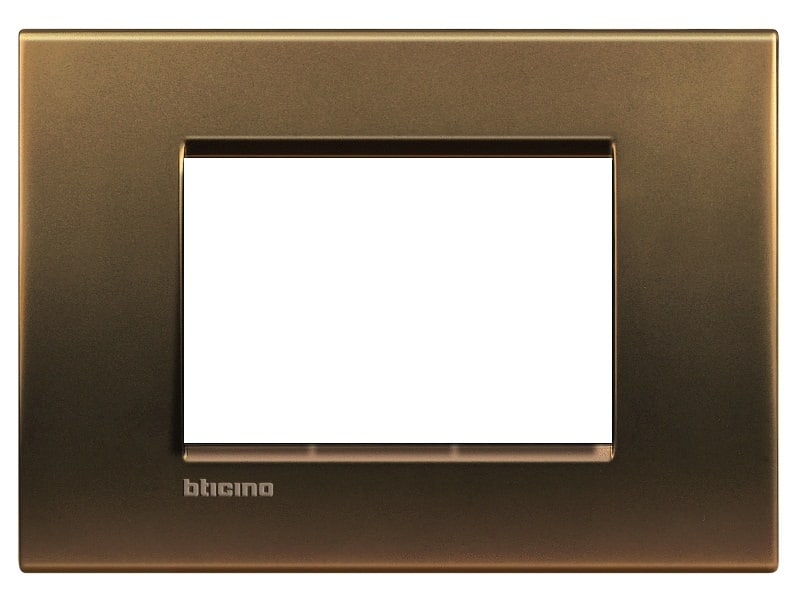 BTICINO BTILNA4803BZ LL - PLACCA 3P BRONZO
