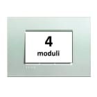 BTICINO - BTILNA4804AG LL - PLACCA 4P ARGENTO