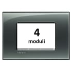 BTICINO - BTILNA4804KF LL - PLACCA 4P FUMO DI LONDRA