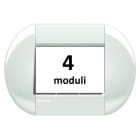 BTICINO - BTILNB4804BI LL - PLACCA 4P BIANCA