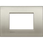 BTICINO - BTILNC4803TIS LL - PLACCA 3P TITANIO SPAZZOLATO