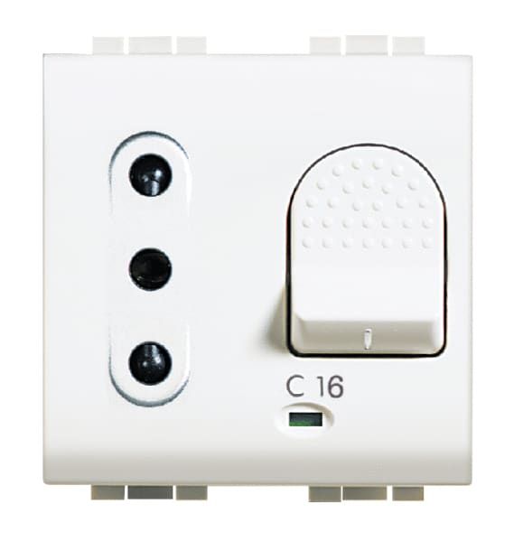 BTICINO BTIN4311/10 LIGHT - PRESA SICURA MAGNETOTERM 2P+T 10