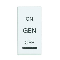 BTICINO BTIN4911AFN Wippe 'On-Gen-Off' 1-Modulig Weiss
