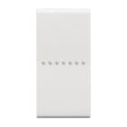 BTICINO BTIN4916 LL - COPRITASTO COMANDO ASSIALE 1M BIANC