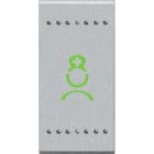 BTICINO - BTINT4034CM CM - PULSANTE PRESENZA WC 1P NC L/L TECH