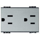 BTICINO - BTINT4188 LIGHT TECH - PRESA DUPLEX UL 2P+T 15A