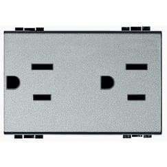 BTICINO BTINT4188 LIGHT TECH - PRESA DUPLEX UL 2P+T 15A