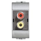 BTICINO - BTINT4269R TECH CHINCH-BUCHSE 2F.ROT GELB