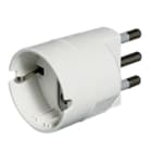 BTICINO BTIS3624DE KIT - ADATTATORE SPINA 16A/PRESA P30 BCO