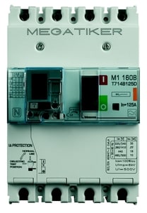 BTICINO BTIT714B100D M1 160B - MAGNETOT-DIFF 3P+N/2 100A 25KA